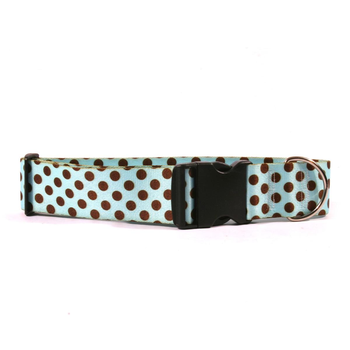 Standard Easy-Snap Collar Polka Dot Collection All-Sizes Yellow Dog Design Pet Collar 