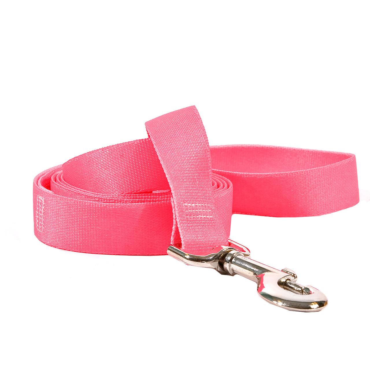 Pink Leach Solid Pink Dog Leash | Hot Dog Collars